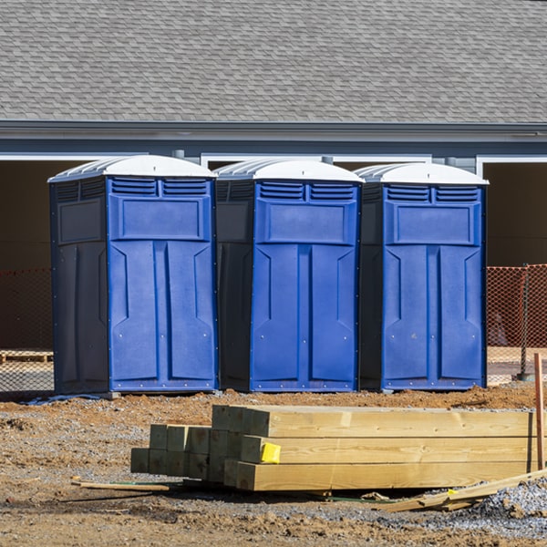 what is the cost difference between standard and deluxe portable restroom rentals in Garner Arkansas